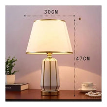 WOAITIANTIAN Desk Lamps Nordic Ceramic Bedside Lamp with Remote & Stepless Dimming(Green)