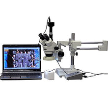 AmScope Digital Trinocular Stereo Zoom Microscope with 5MP Camera