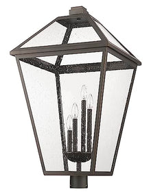 Z-Lite Talbot 4-Light Outdoor Post 240W Oil Rubbed Bronze