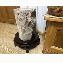 HGIYA Bonsai base Retro Crafts Wooden Display Stand Teapot Pedestal,Delicate Round Tiger Foot Ornament,Vase Containers Pots Plant