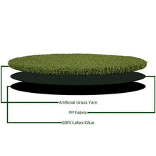 Ottomanson Artificial Turf Golf Hitting Mat Green