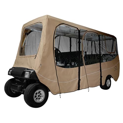 Red Hawk ENC-027 Deluxe 6 Passenger Golf Cart Enclosure Multi