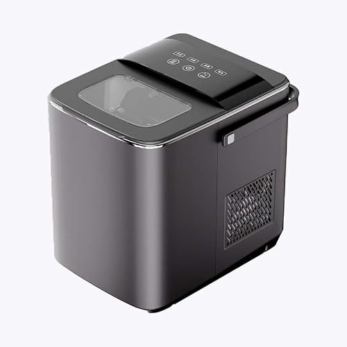 Automatic Ice Maker, 6-Minute Rapid Intelligent Fully Automatic Bullet Ice Block Making Machine, Suitable for Dormitories, Offices and Outdoor Activities