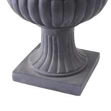 Merax 2 Set 24.8" Elegant MGO Flower Urn Planter, Black