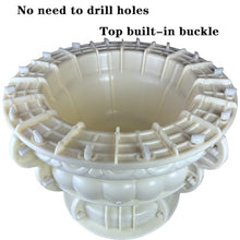 Extra Large Concrete Planter Mold, Heavy-Duty Reusable ABS Molds for Flower Pots, Large Concrete Planter Molds for Indoor and Outdoor Gardening (23.62 Inch)