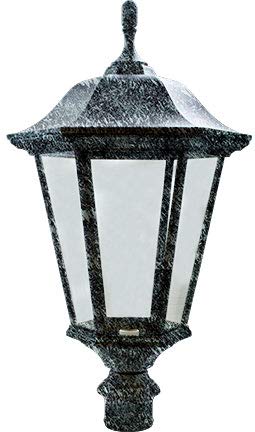 DABMAR LIGHTING GM225-LED30-VG Large Post Top Fixture W/Clear Glass 30 Watt LED 85-265 Volts, Verde Green