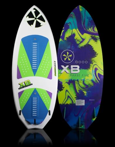 PHASE FIVE Wakesurf Board XB 58 White/Blue/Green