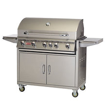 Bull Outdoor Products 55001 BBQ Brahma 90,000 BTU Grill with Cart, Natural Gas, Metallic