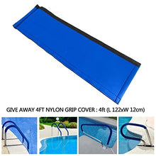 BSNANCA Pool Hand Rail Pool Handrails 304 Stainless Steel Swimming Pool, Pool Handrail, Three Bend Swimming Pool Hand Rail Handle Stair Rail for Inground Pool