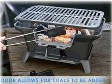 Charcoal Grills, Barbecue Grill, Portable Mini Charcoal Grill Desk Tabletop Outdoor All Cast Iron Smoker Grill for Picnic Garden Terrace Camping Travel