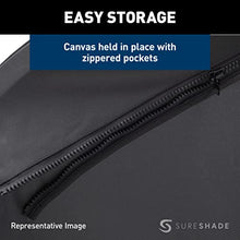 SureShade Power Pontoon Bimini Top Black