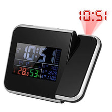 A1DFDFGOQSFG Digital Color Thermometer Hygrometer Indoor Clock LCD Temper,Clock Thermometer Hygrometer