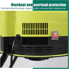 ylpddmm Electric Leaf Mulcher/Shredder, Wood Chipper Shredder 17:1 Reduction Ratio 30mPowerCord