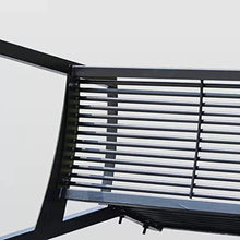 Outdoor Benches Weatherproof Outdoor Park Wrought Iron Bench Outdoor Scenic Courtyard Leisure Bench Indoor Gym Rest Seat with Backrest Bench Metal Garden Bench(M:180cm)