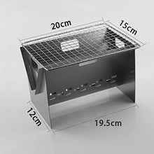 Folding Bbq Grill Portable Split Design Outdoor Camping Picnic Tool Easy Washable Food Barbecue