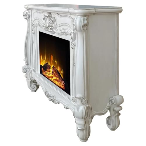 ACME Versailles Fireplace in Bone White