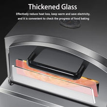 Kindevieft Gas Pizza Oven, Portable Propane Pizza Oven with 12 inch Pizza Stone, Stainless Steel Pizza Maker with Gas Hose, for Outside, Camping, Party Cooking