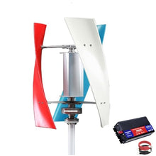 HYZHANHONG 20000W 12V 24V 48V Wind Turbine Generator Kit,3-Blade Low Wind Speed Start for Home RV Off-Grid Use Wind Power Kit(with Inverter),24v