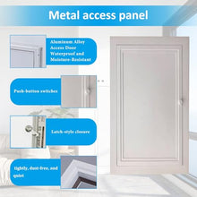 Knob Type Access Panel, Insulated Access Door White Attic Access Door 16×16/20×20/28×48/30×20in Metal Crawl Space Door for Home(26x44in/66x112cm)