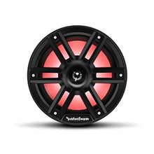 Rockford Fosgate M2-8HB Color Optix 8” 2-Way Coaxial Marine Speakers with Horn Tweeters Black