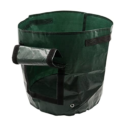 Potato Growth Bag Vegetable Onion Cultivation Fabric Bags Garden Seedling Growing Bag Farm Garden Tool (Color : Green Size : 7 Gallon) (Green 3 Gallon)
