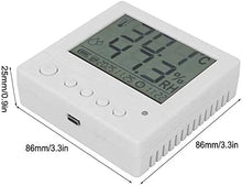 Yuidaaavzz Wall-Mounted Electronic Thermometer,Digital Temperature Huty Meter Backlight Home Indoor (Size : One Size)