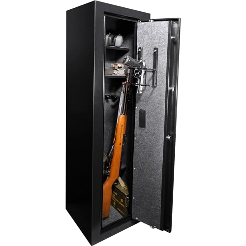 BARSKA Large Access Biometric Gun Safe Black