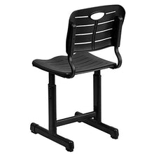 Flash Furniture Nila Adjustable Height Student Chairs Set of 6 Black