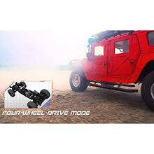 1/10 US GM Hummer H1 Military Truck 4WD Crawler RTR with Sound & Light Red