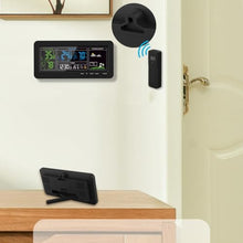 NSUQOA JSEIAJB Weather Clock LED Electronic Alarm Multi-Function Weather Indoor Thermometer