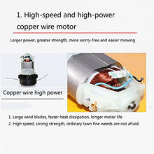JOMRTS 650W Corded Electric Lawnmower Telescopic Pole Small Household New Lawn Mower 220 Volt Three Round School Factory Lawn Mower A