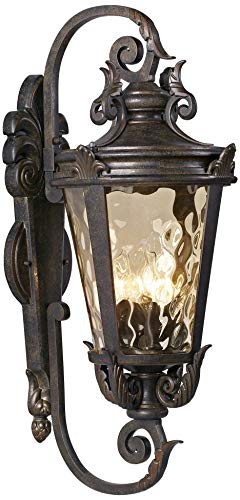 Casa Marseille 27 1/2" High Bronze Rustic Outdoor Wall Light Fixture