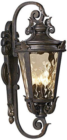 Casa Marseille 27 1/2" High Bronze Rustic Outdoor Wall Light Fixture