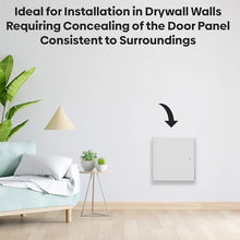 Best 16" x 16" Fire Rated Uninsulated Metal Access Panel Recessed for Drywalls, 22 Gauge Steel Access Door with Concealed Hinges & Pre-Punched Flange, Self-Latching, for Wall, Zinc-Coated, BA-FW-5015