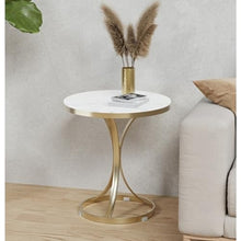 NRFJFOP Living Room Sofa Edge Balcony Rock Board Corner Nordic of Bed Small Tea Table Round