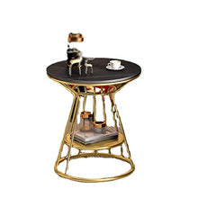 NRFJFOP Living Room Bedside Small Round Table Side Corner Several Nordic Sofa Cabinet Balcony