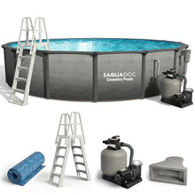 AquaDoc Coventry Round Steel Wall Above Ground Pool Kit 18' x 52"