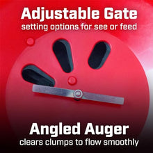 CHAPIN 8400C 100-Pound Capacity Made in USA Professional SureSpread Turf Spreader with Stainless Steel Frame and Linkage, Enclosed Gearbox, 14-inch Tires, Rotary Gate - Fertilizers/Weed Control, Red