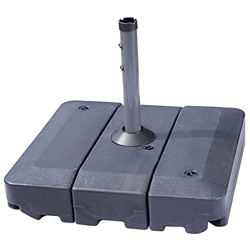 SDdPulse 3 Piece Square Garden Parasol Base Stand Patio Banana Umbrella Base Stand for Cantilever Parasols