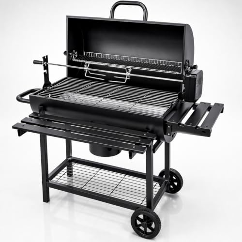 Charcoal Grill with Rotisserie Kit B