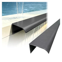 ERRULAN Vertical Wall Drip Edge, Aluminum Rain Diverter for Outdoor Walls