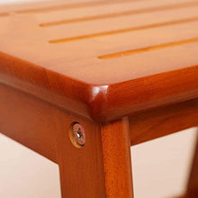 GAAHRQQQ Foldable Step Stool 2 Tier Step Stool Folding Solid Wood Flower Stand Household Ladder Chair Bench Seat Multifunction Indoor Indoor Outdoor Flower Stand Plant Stand