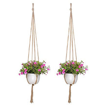 4 Decorative Ropes, Wall-Mounted Hanging Plant Potted Plant Hanging Baskets, Handmade Home Garden Balcony Decoration