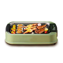 AFPSDLFJDLS Smokeless Electric Pan Grill Household BBQ Raclette Non-stick Griddle For Family Party