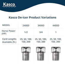 Kasco 1/2HP Lake & Pond De-icer, 120V, 150ft Power Cord