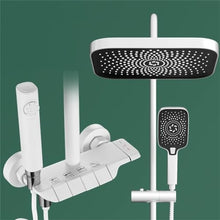 Shower shower set, piano keys, pressurized digital display, bathroom, rain