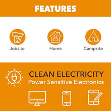 Pulsar 2700 Watt Portable Inverter Generator, Dual Fuel Gasoline & Propane, CO Sensor, Super Quiet, Use for Jobsite, Camping, Outdoor & Home, NE27BISCO