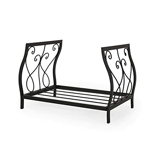JKSVTF Firewood Rack Fireplace Wood Rack Stack Heavy Duty Wrought Iron Frame Wood Holder Fireplace Tool Accessories for Fire Wood Organizers and Storage Log Rack
