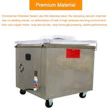WYDDDARY Heavy Duty Vacuum Sealer 110V Stainless Steel 900W 17.7inch Sealing Length