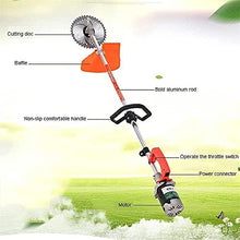 AMYYTL Cordless Lawn Mower Rechargeable Multifunctional Lawn Mower High Branch Saw Battery Car Battery DC 48 Volts Powerful Brushless Motor-48V Lawn Mower